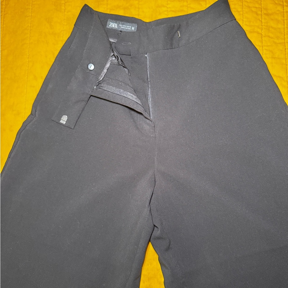 Zara Black Wide Leg Pants